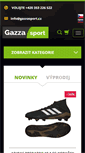 Mobile Screenshot of gazzasport.cz